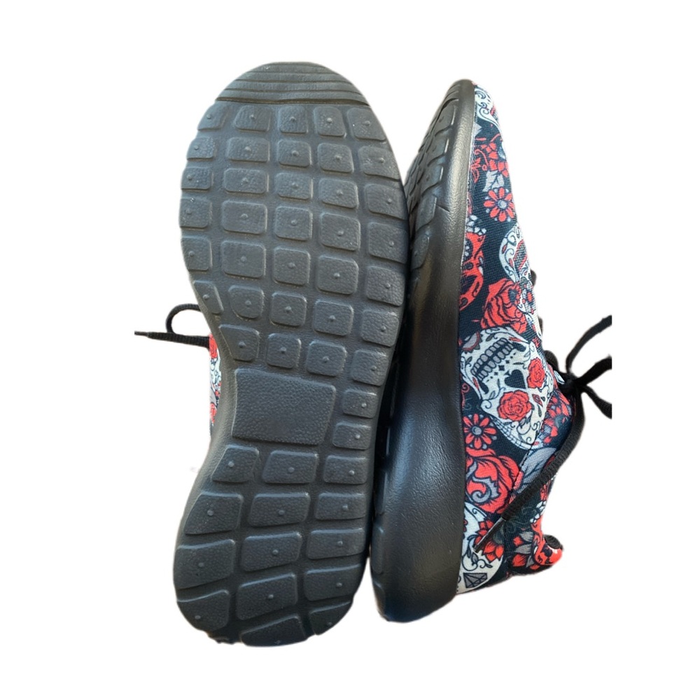 GROOVE BAGS DIA DE LOS MUERTOS SNEAKER WOMENS SIZE 7 Day of The Dead. Beautiful - Picture 5 of 8